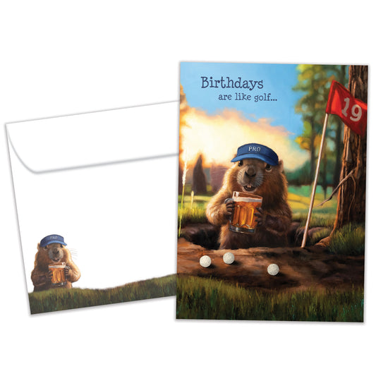 Like Golf Birthday Card