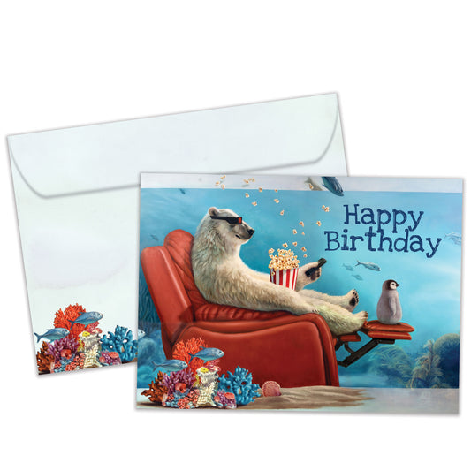 Kick Back Birthday Card