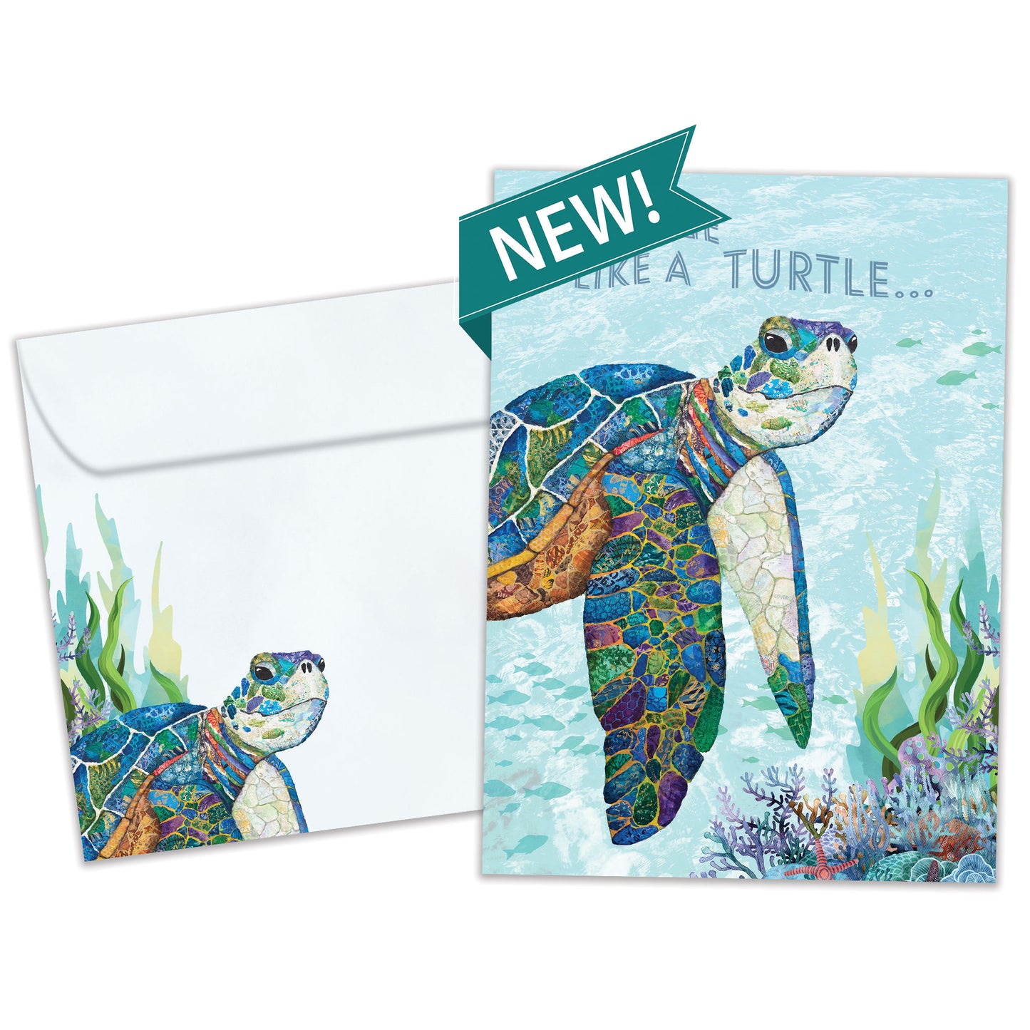 Graceful Turtle Birthday Card