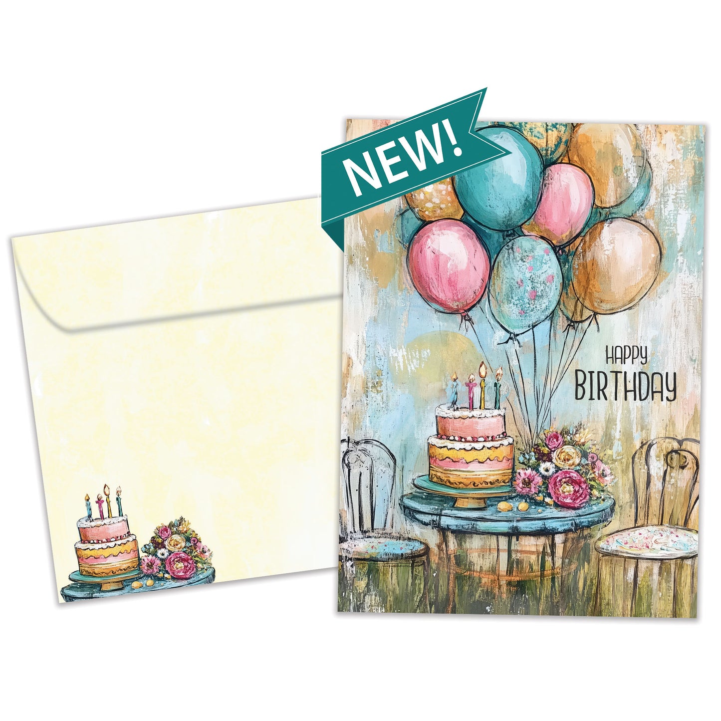Joy Celebration Birthday Card