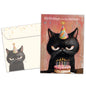 Hairballs Happen Birthday Card