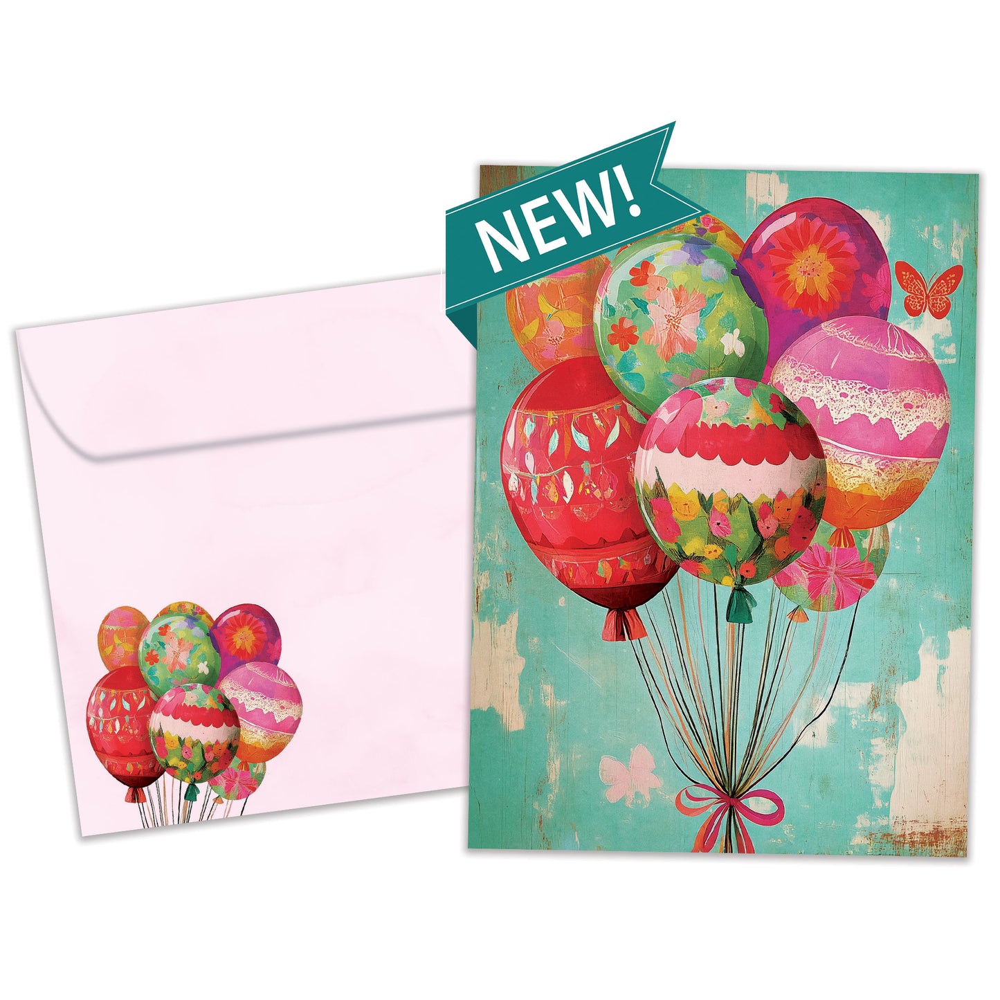 Balloons Fly Birthday Card