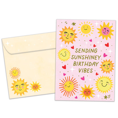 Sunshiney Vibes Birthday Card