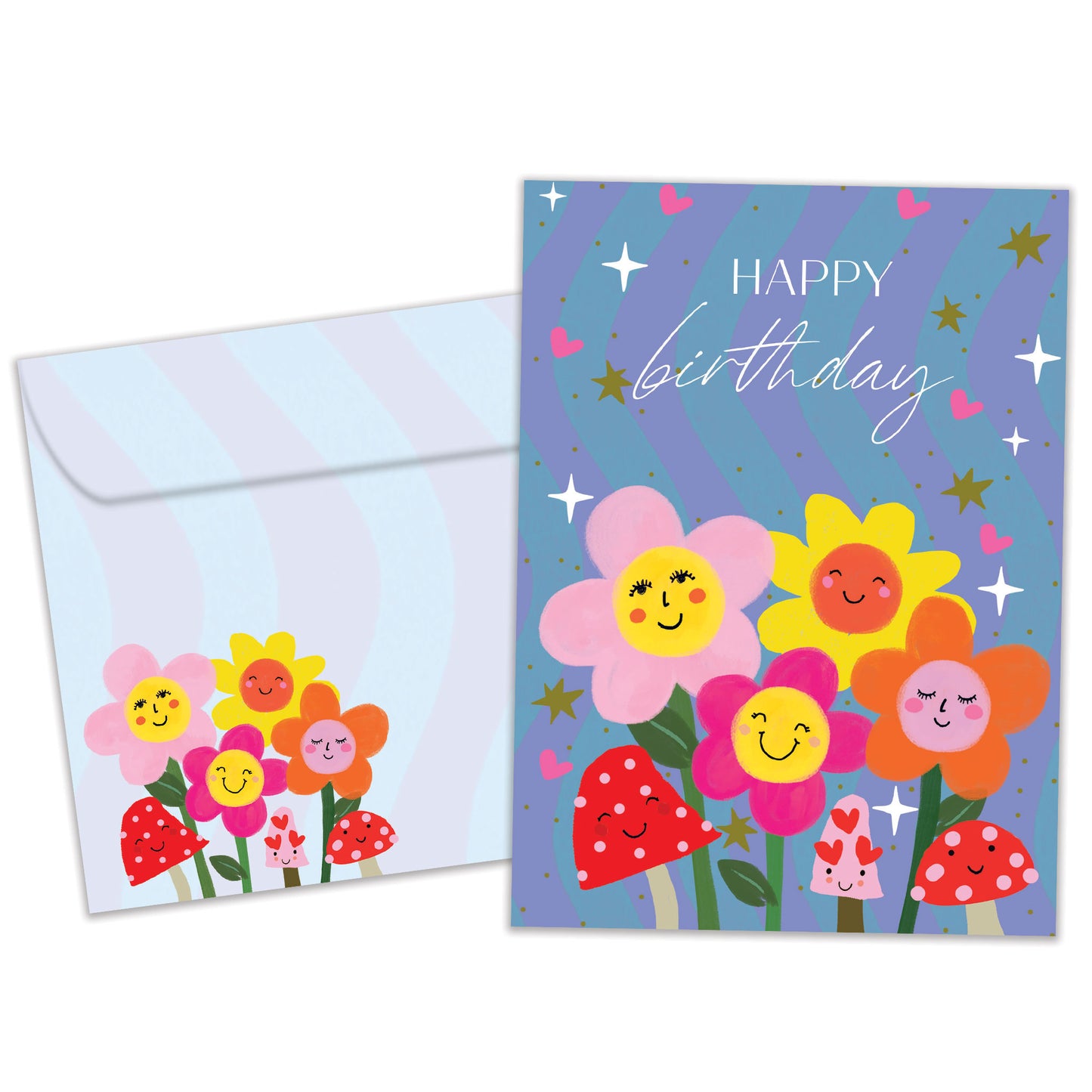 Magic Floral Vibes Birthday Card