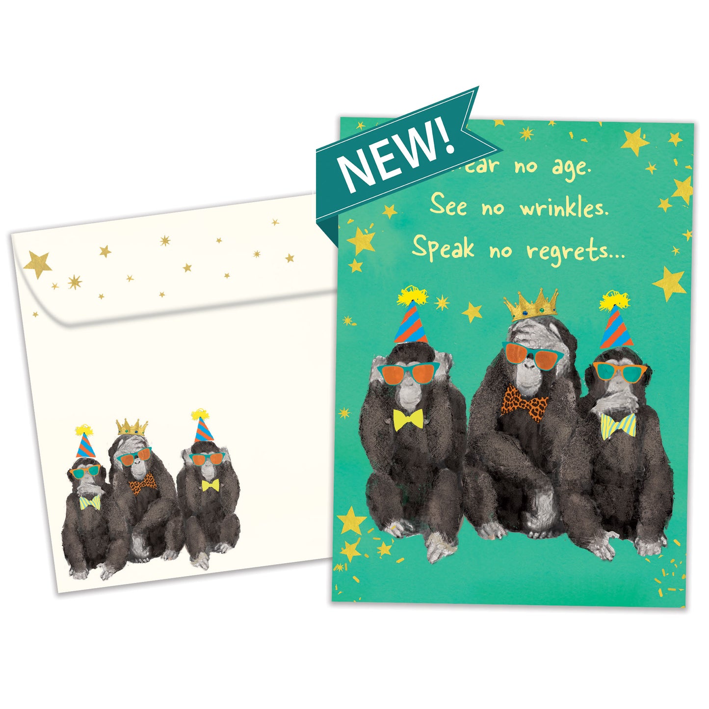 See, Speak, Hear Birthday Card