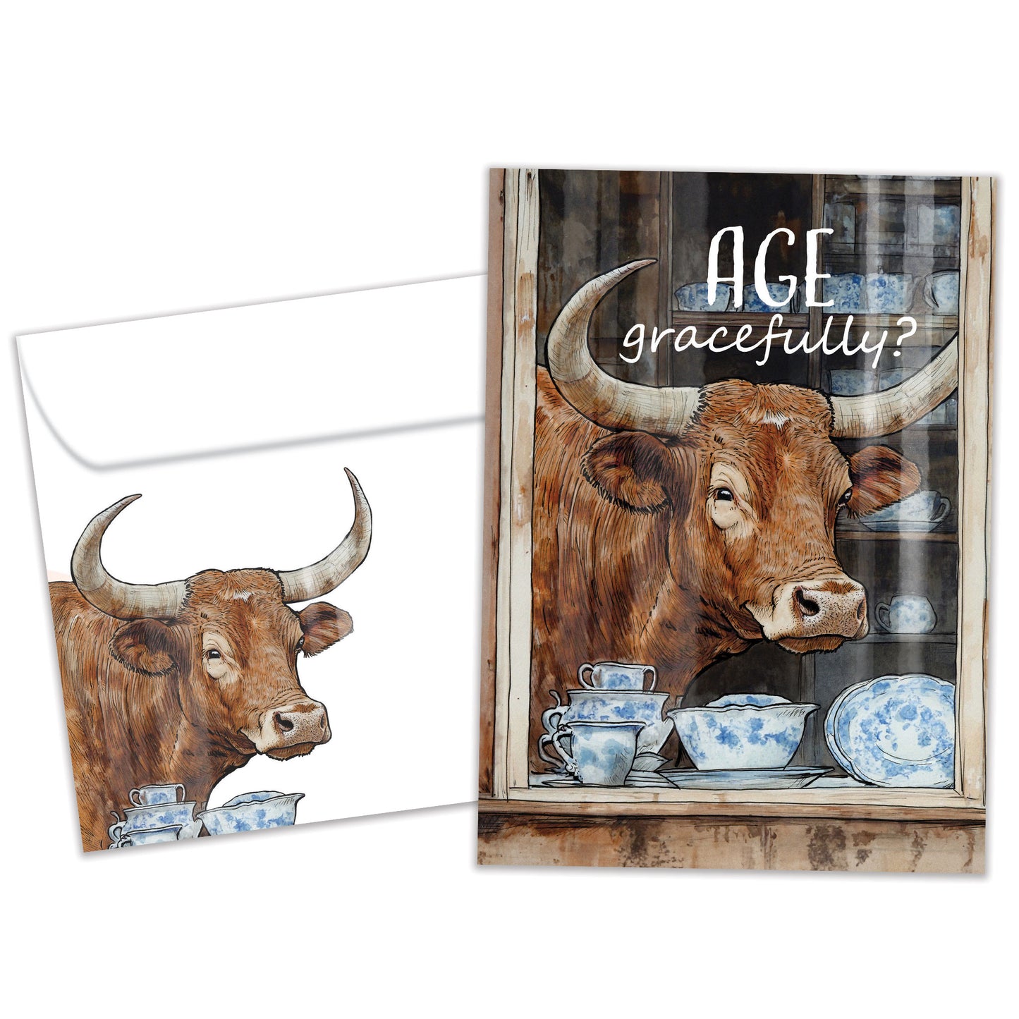 Age Gracefully Birthday Card