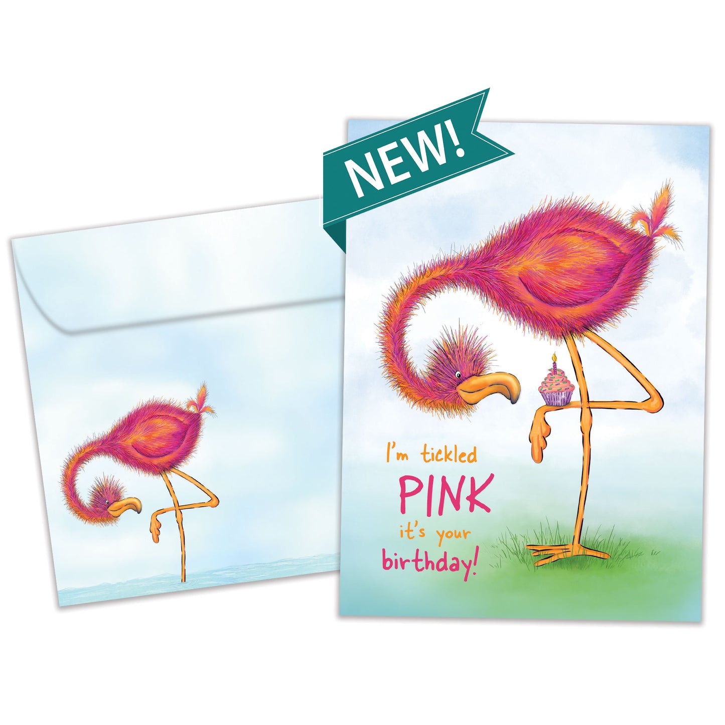 Tickled Pink Birthday Card