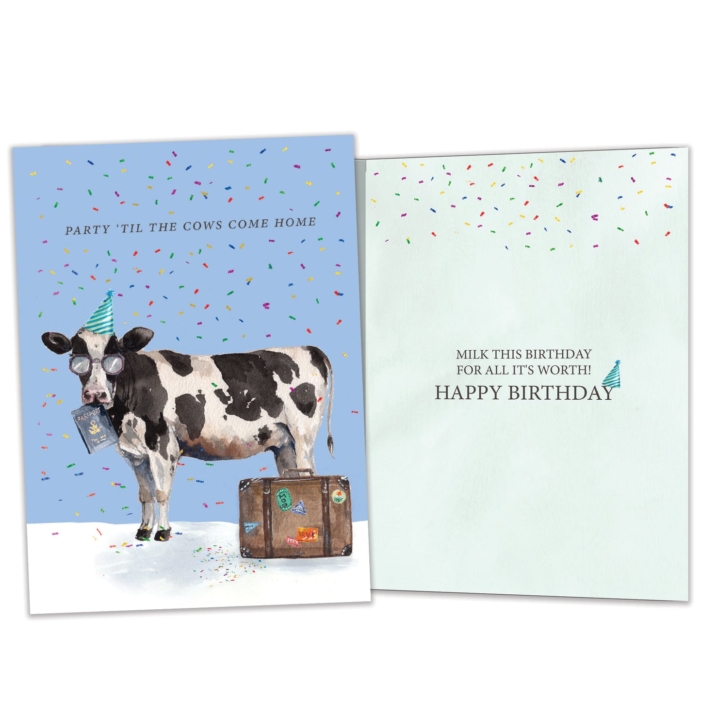 Cows Come Home Birthday Card