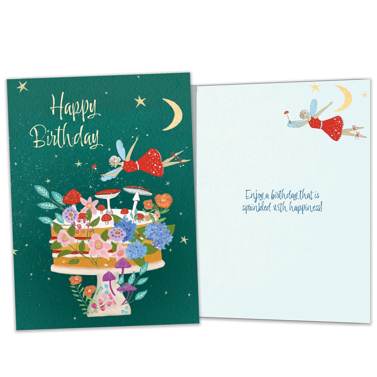 Fairy Dust Cake Birthday Card