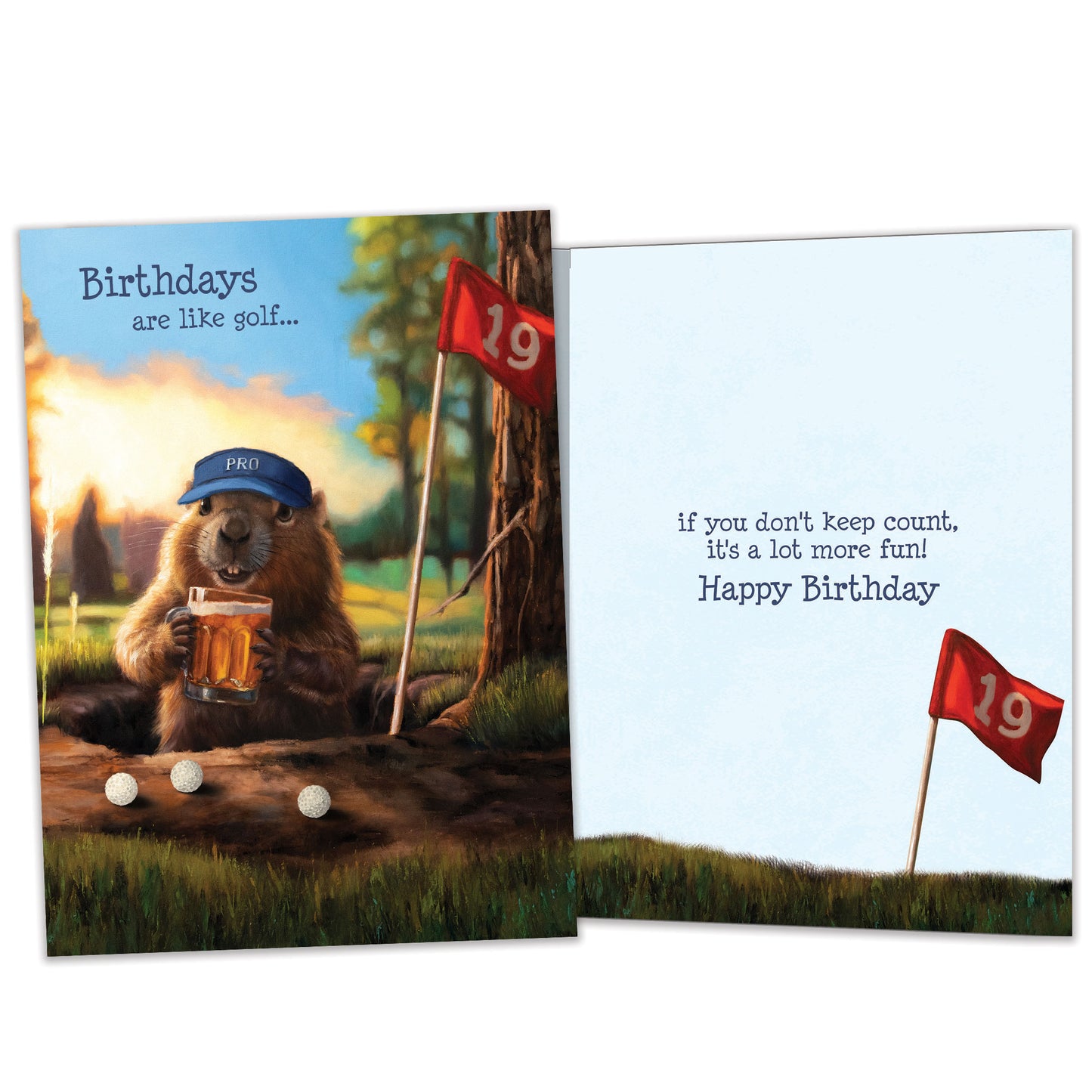 Like Golf Birthday Card