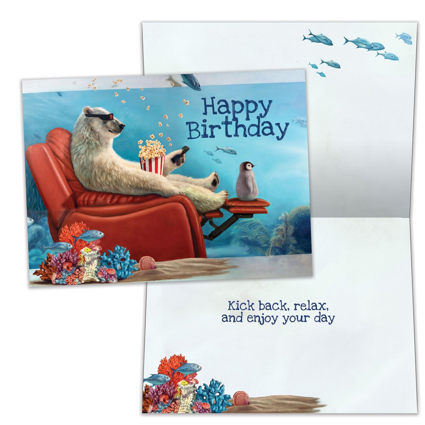 Kick Back Birthday Card