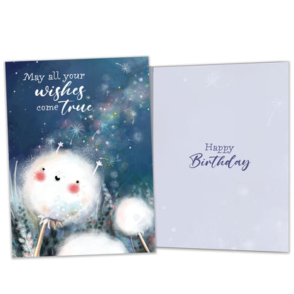 Dandelion Wishes Birthday Card