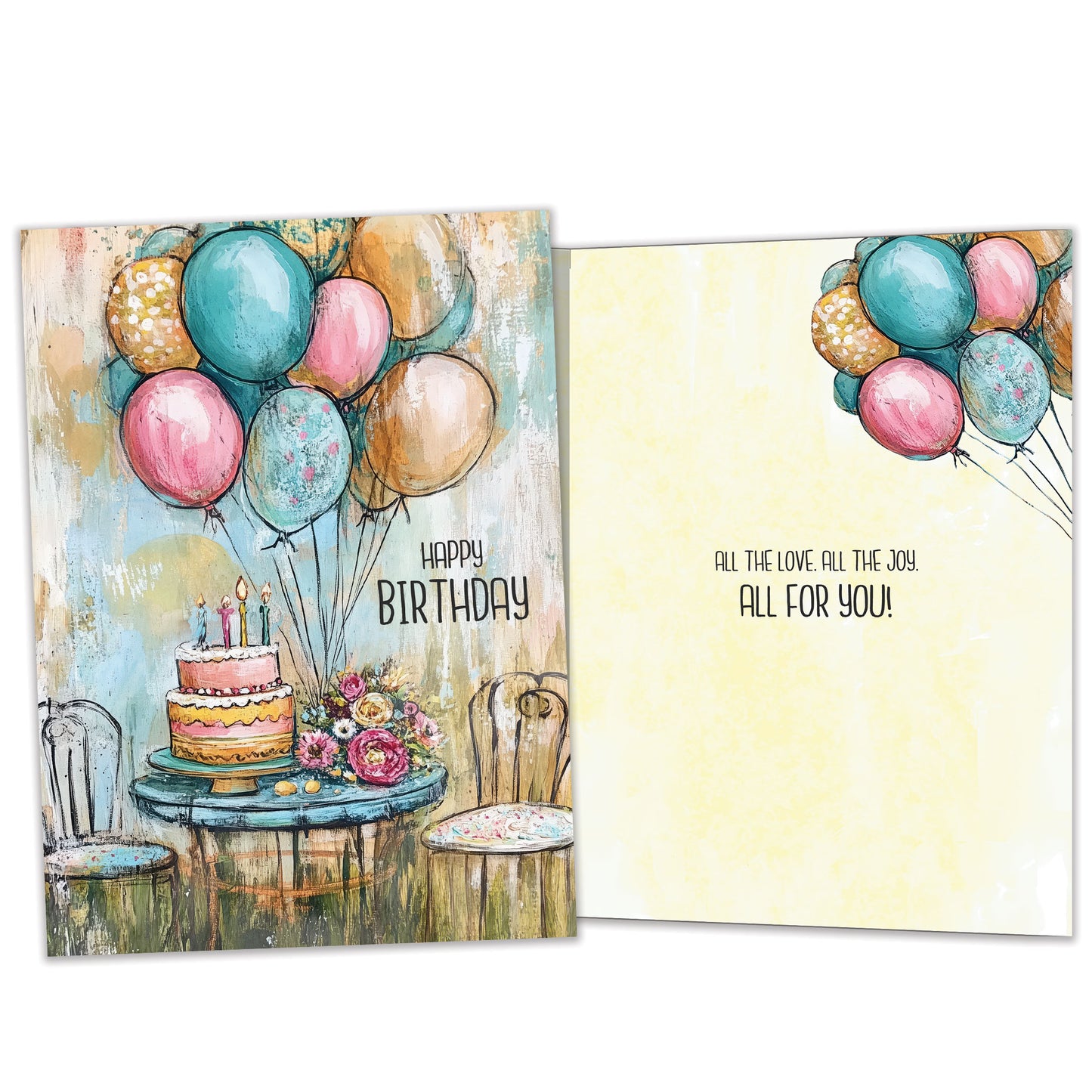 Joy Celebration Birthday Card