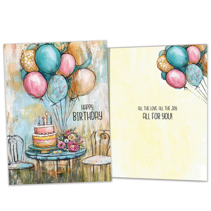Joy Celebration Birthday Card