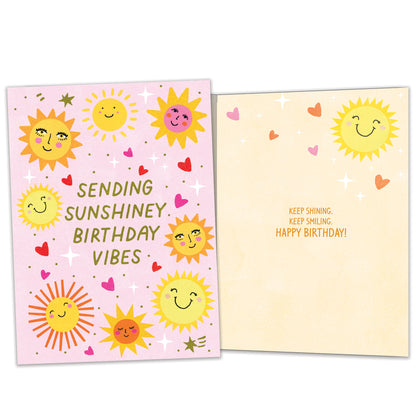 Sunshiney Vibes Birthday Card