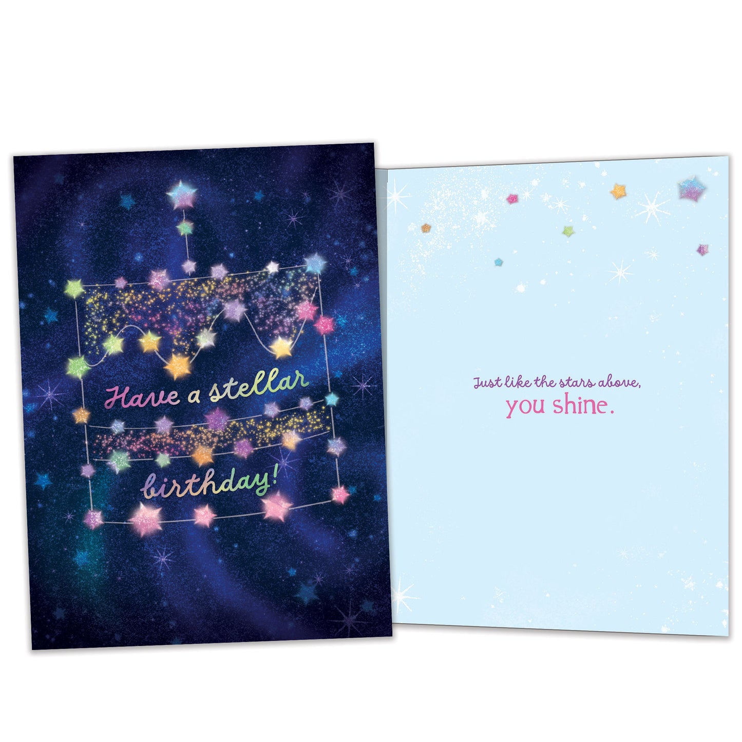 Stellar Cake Birthday Card