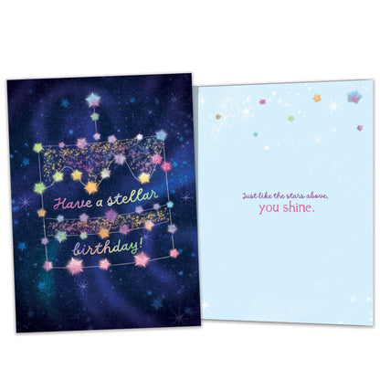 Stellar Cake Birthday Card