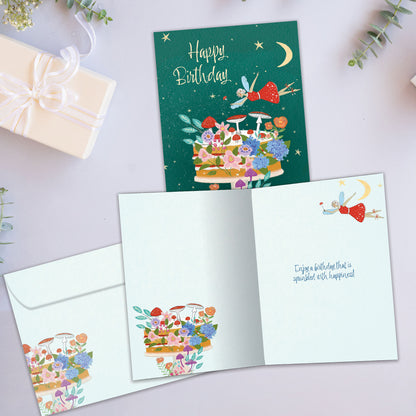 Fairy Dust Cake Birthday Card