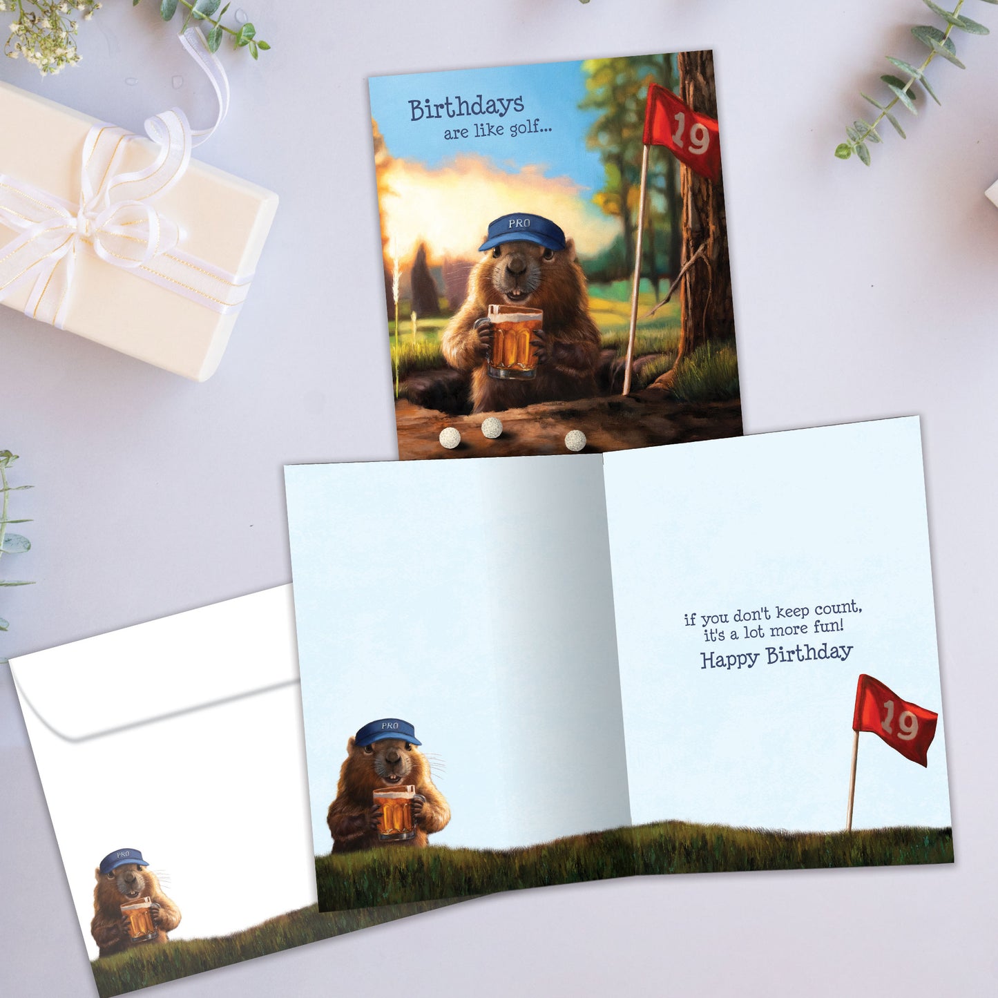 Like Golf Birthday Card