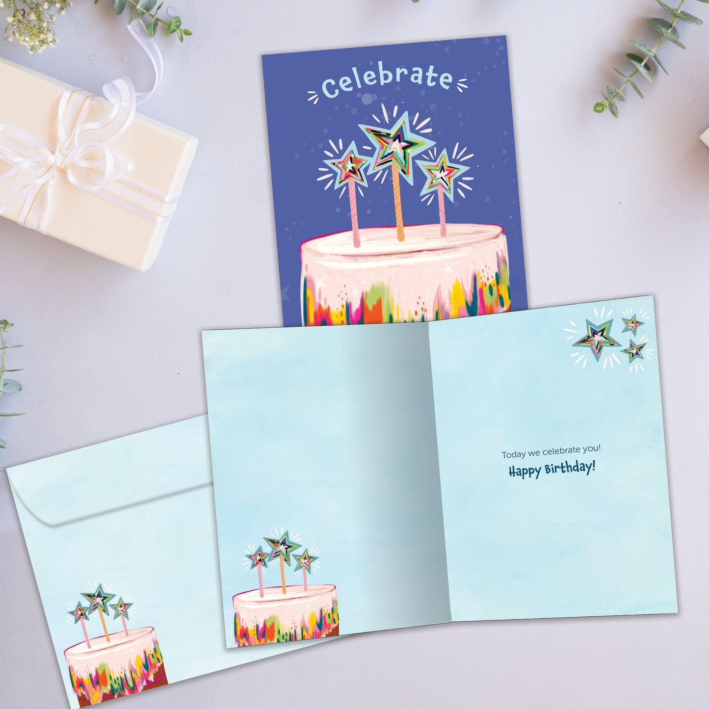 Celebrate Sparkle Birthday Card