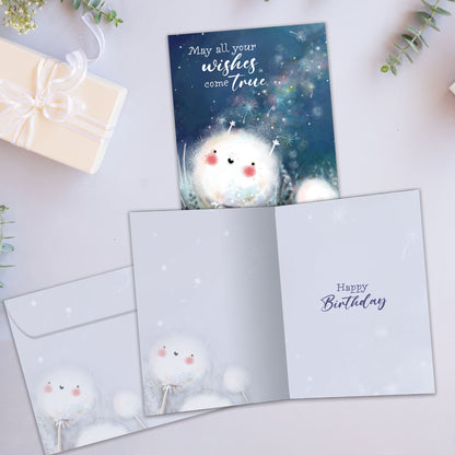 Dandelion Wishes Birthday Card