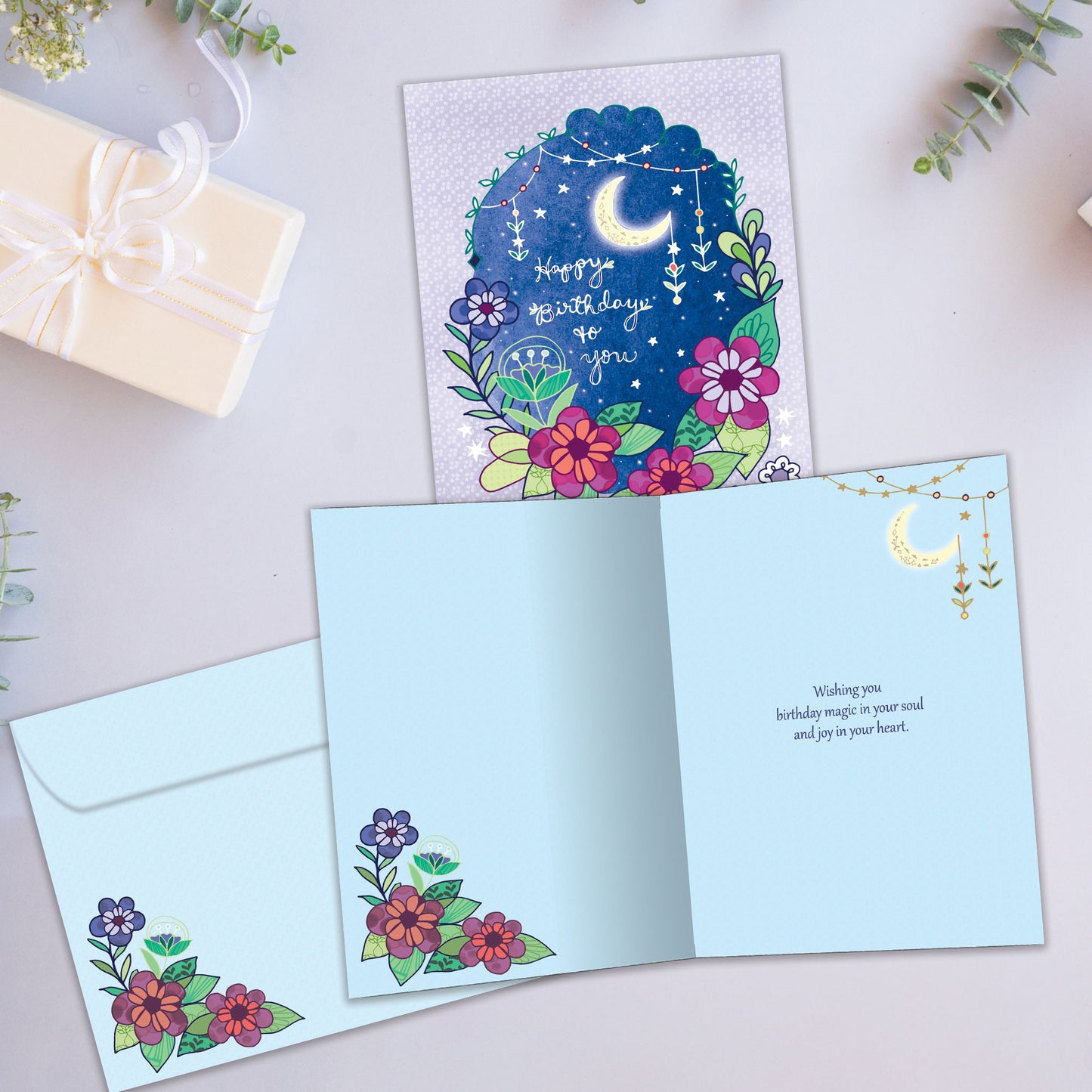 Celestial Magic Birthday Card