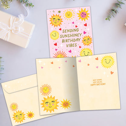 Sunshiney Vibes Birthday Card
