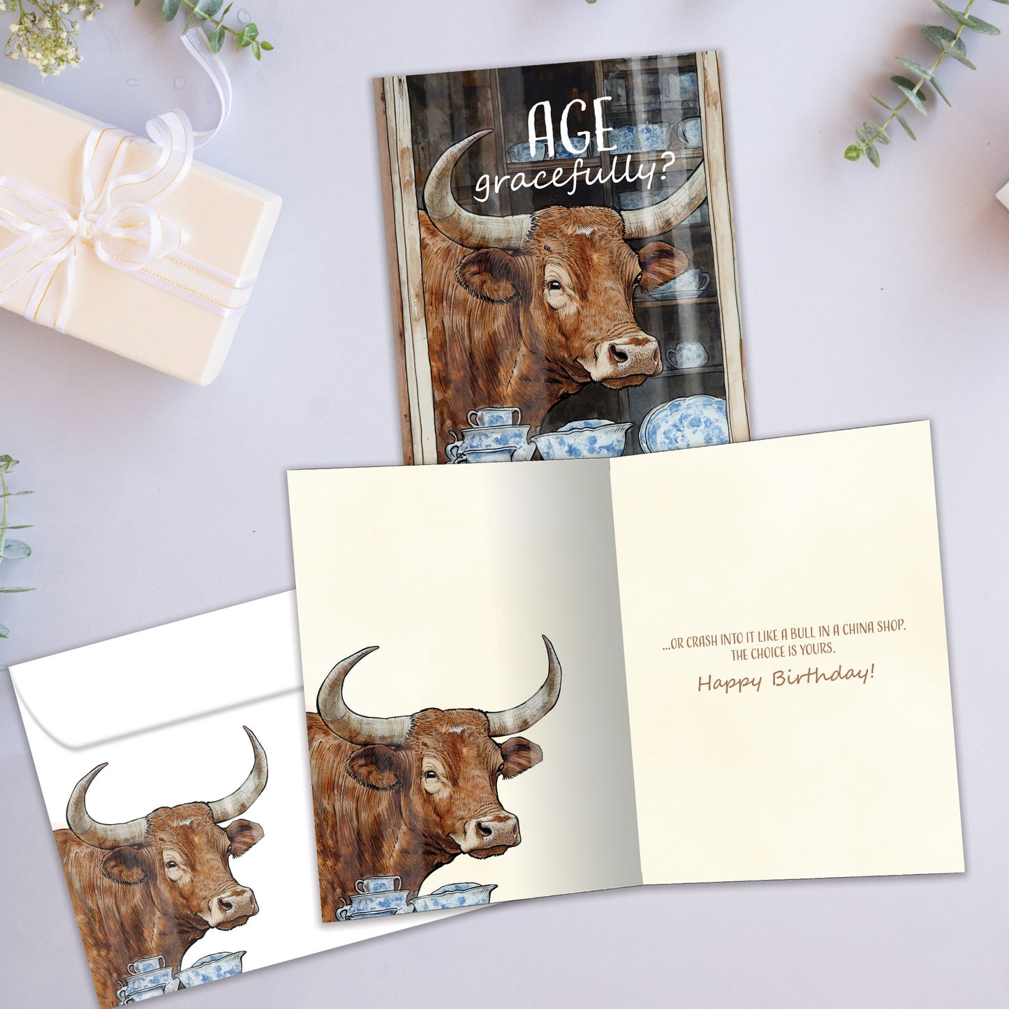 Age Gracefully Birthday Card