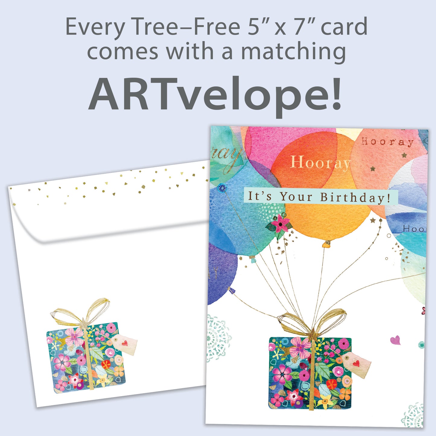 Confetti Fly Birthday Card