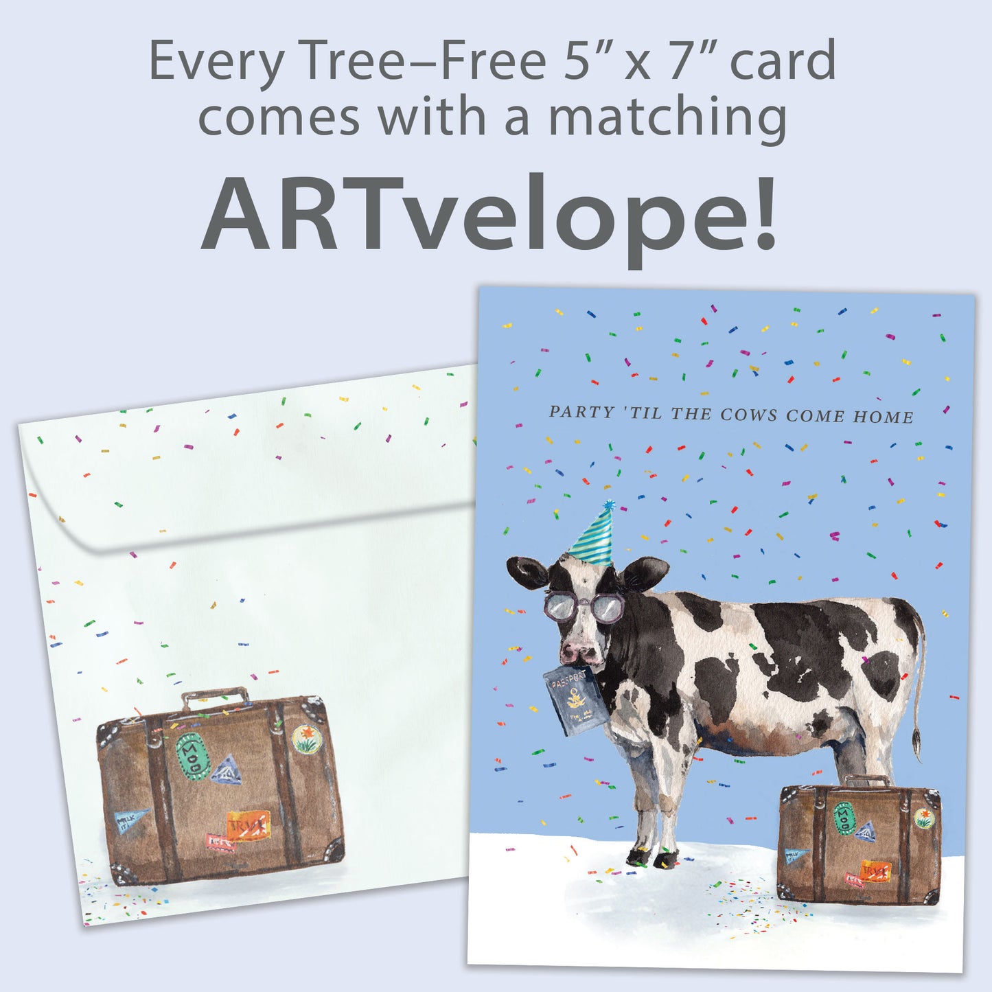 Cows Come Home Birthday Card