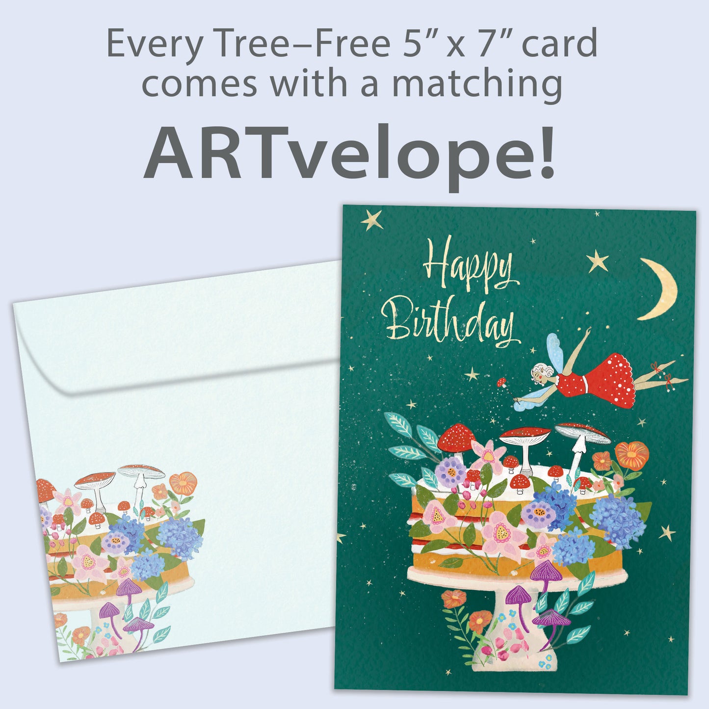 Fairy Dust Cake Birthday Card