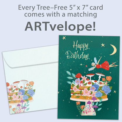 Fairy Dust Cake Birthday Card