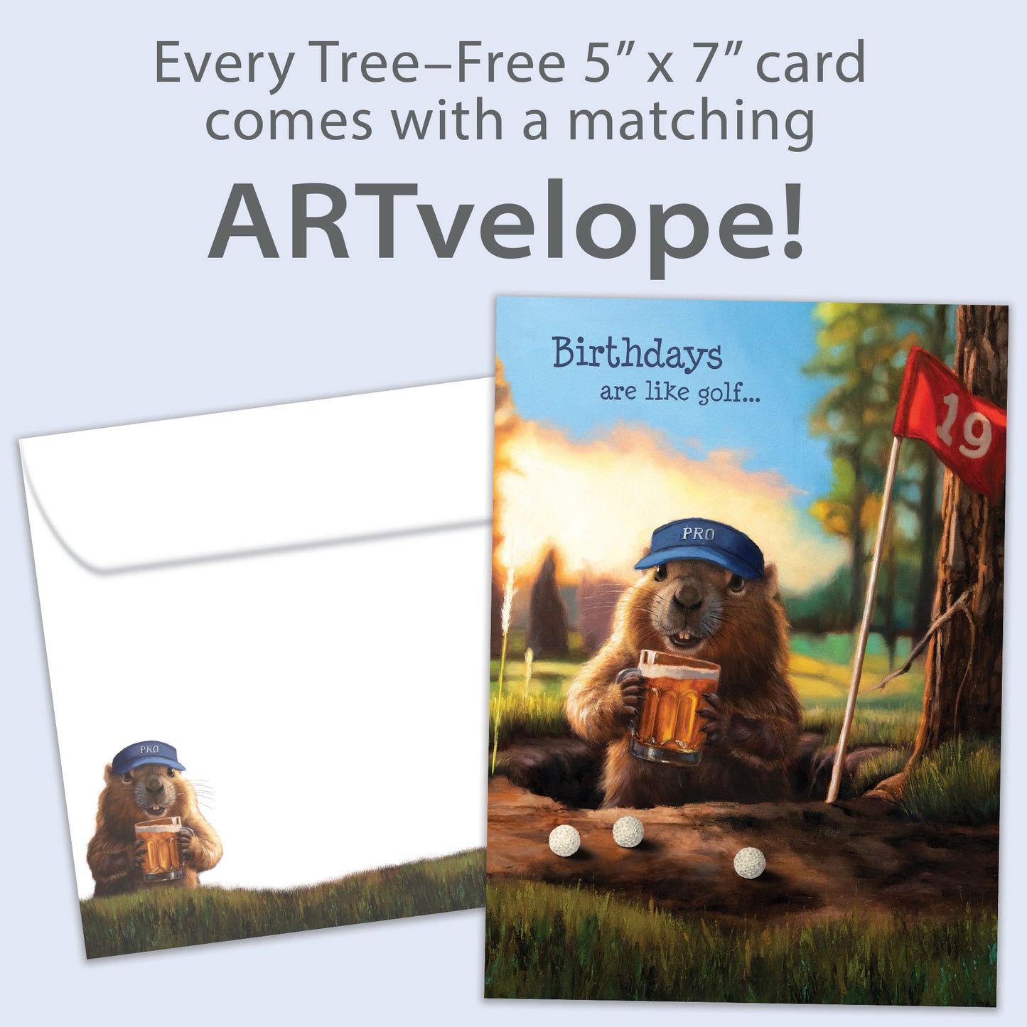 Like Golf Birthday Card