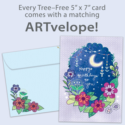 Celestial Magic Birthday Card