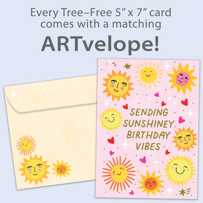 Sunshiney Vibes Birthday Card