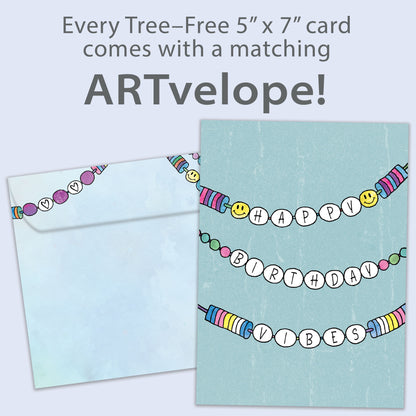 Friendship Bracelet Birthday Card