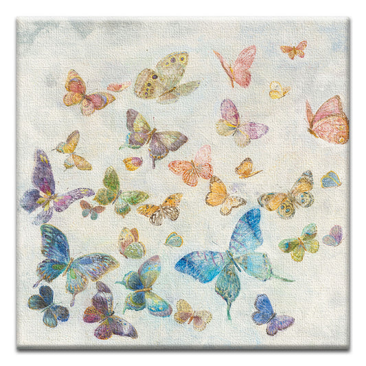 Butterfly Sky Thumb-Tack Canvas Card