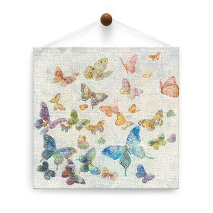 Butterfly Sky Thumb-Tack Canvas Card