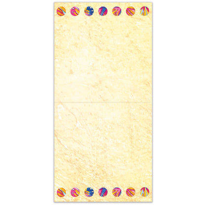 Caterpillar Butterfly Thumb-Tack Canvas Card
