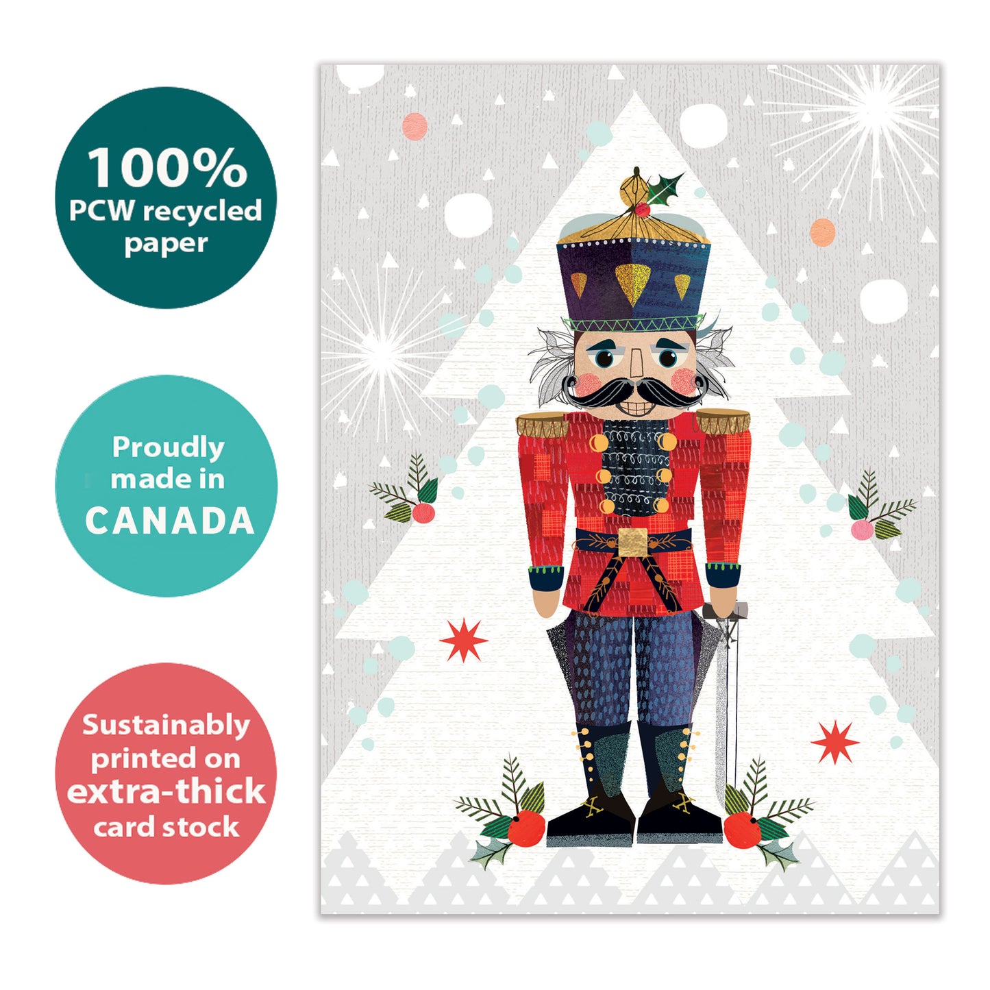 Nutcracker Joy Christmas Card