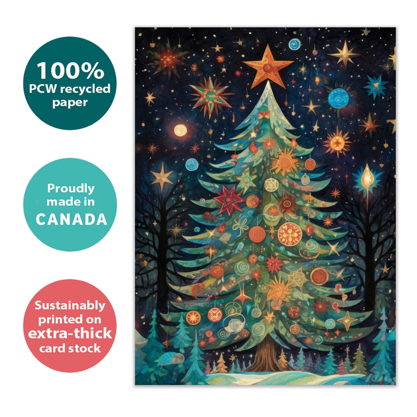 Heart of Nature Christmas Card