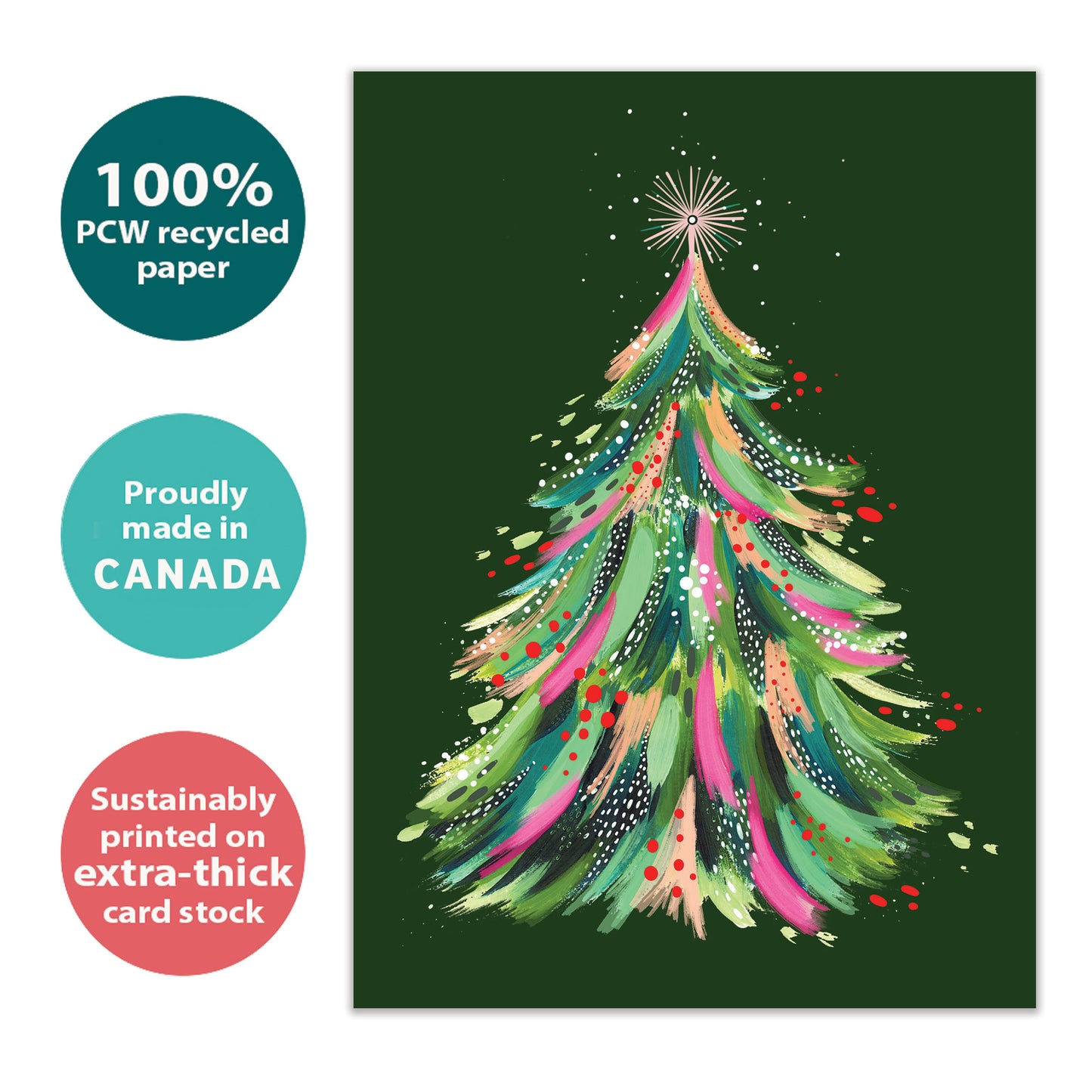 Artful Tree Christmas Card