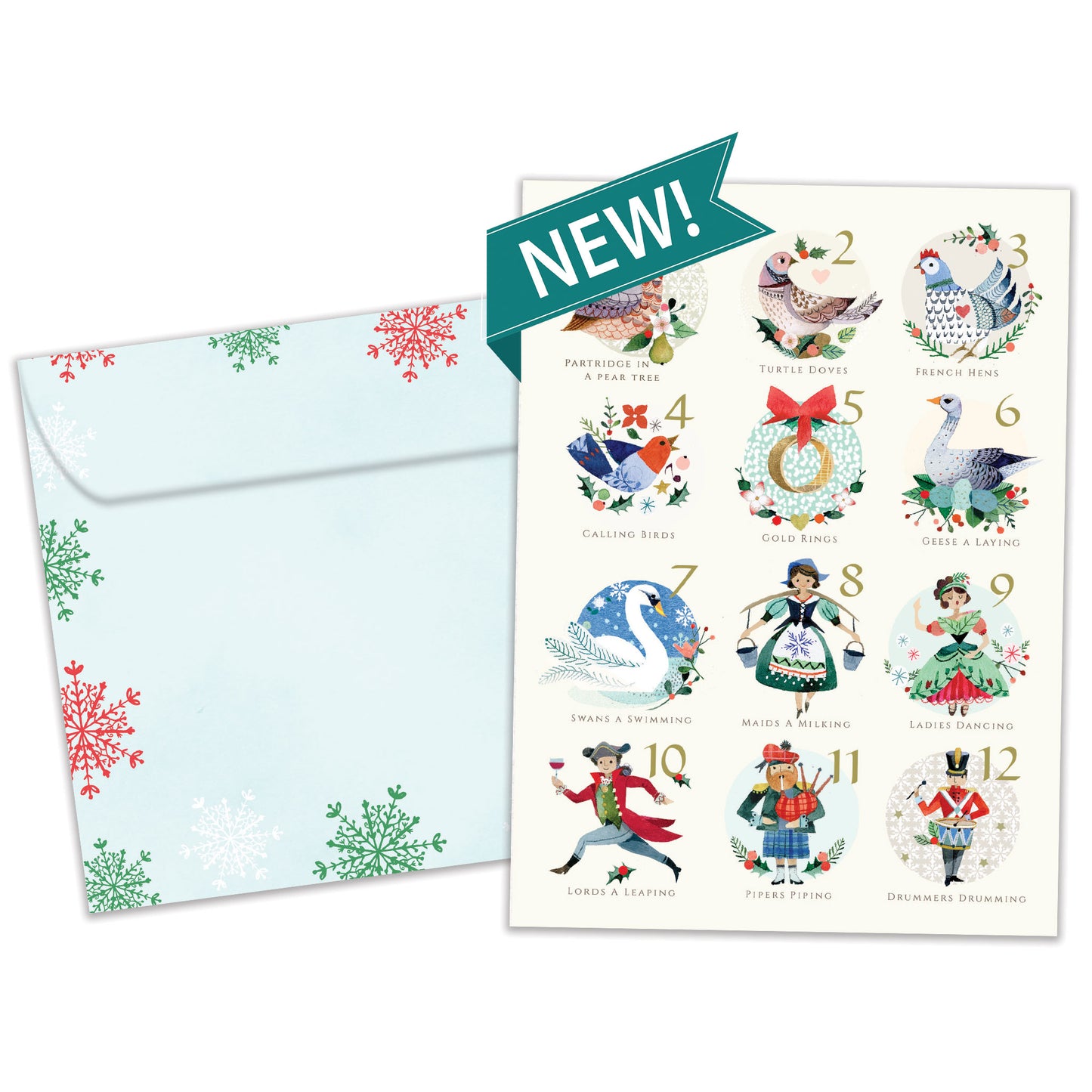 12 Days Christmas Card