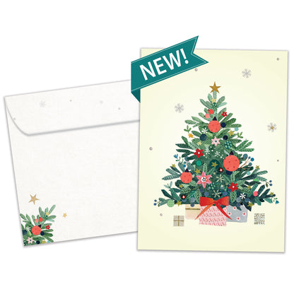 Merry and Bright Tree Christmas Card
