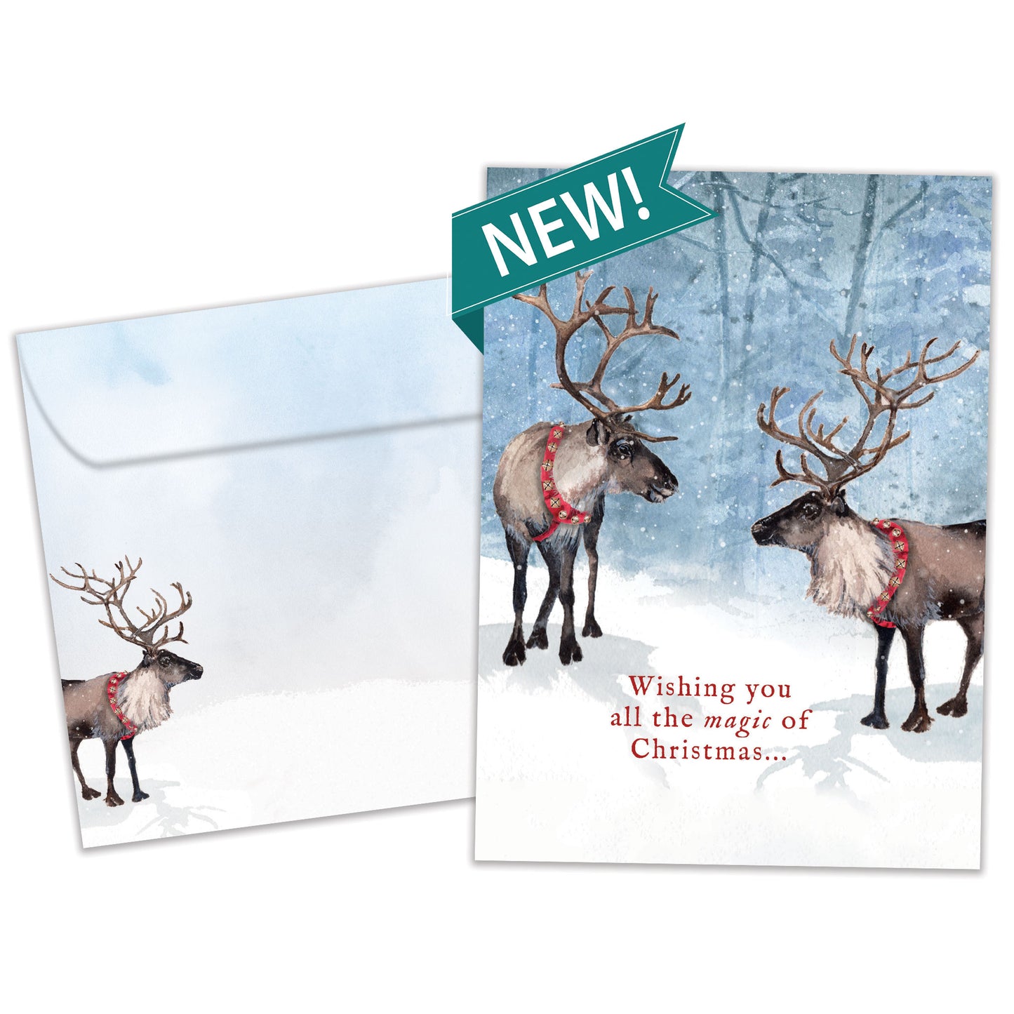 Reindeer Magic Christmas Card