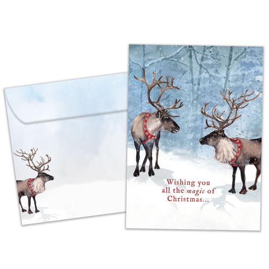 Reindeer Magic Christmas Card