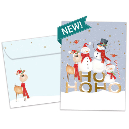 Snowy Fun Christmas Card