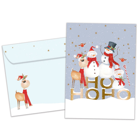 Snowy Fun Christmas Card