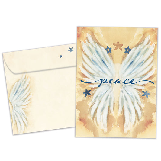 Peace Angel Christmas Card