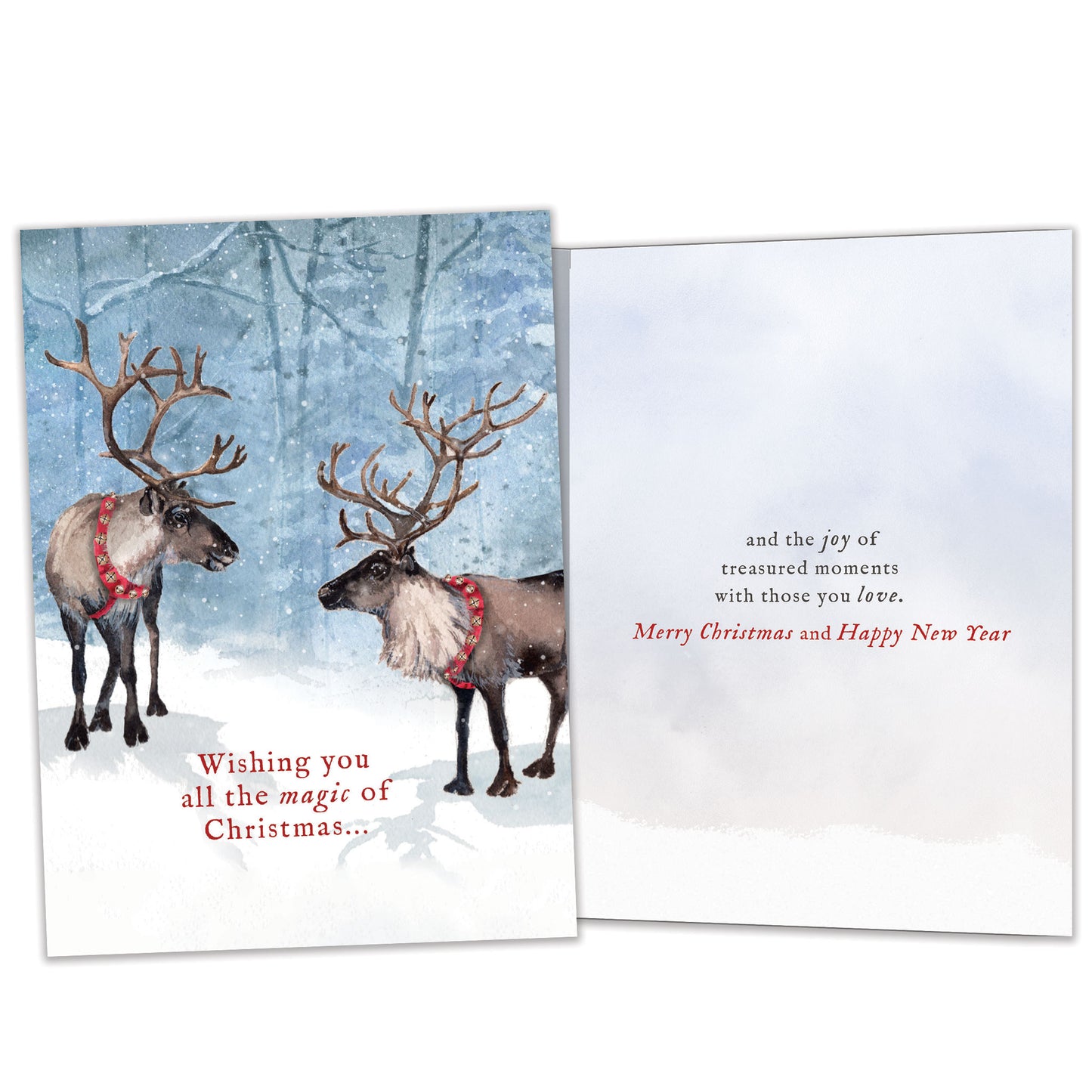 Reindeer Magic Christmas Card